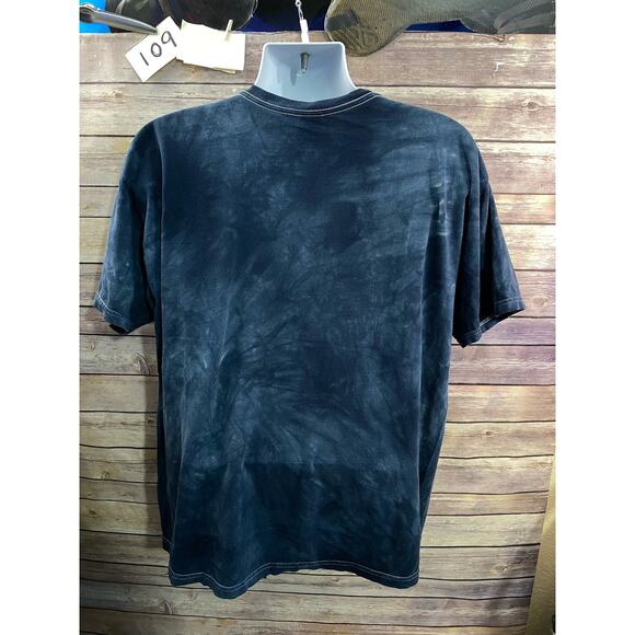 The Mountain Dream Catcher Blue Tshirt XL Bald Eagle USA Flag - Picture 2 of 9